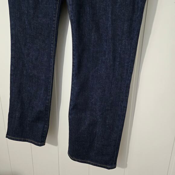 Talbots Vintage Straight Jeans Dark Wash NWOT Denim Size 16P/33 - Picture 3 of 6
